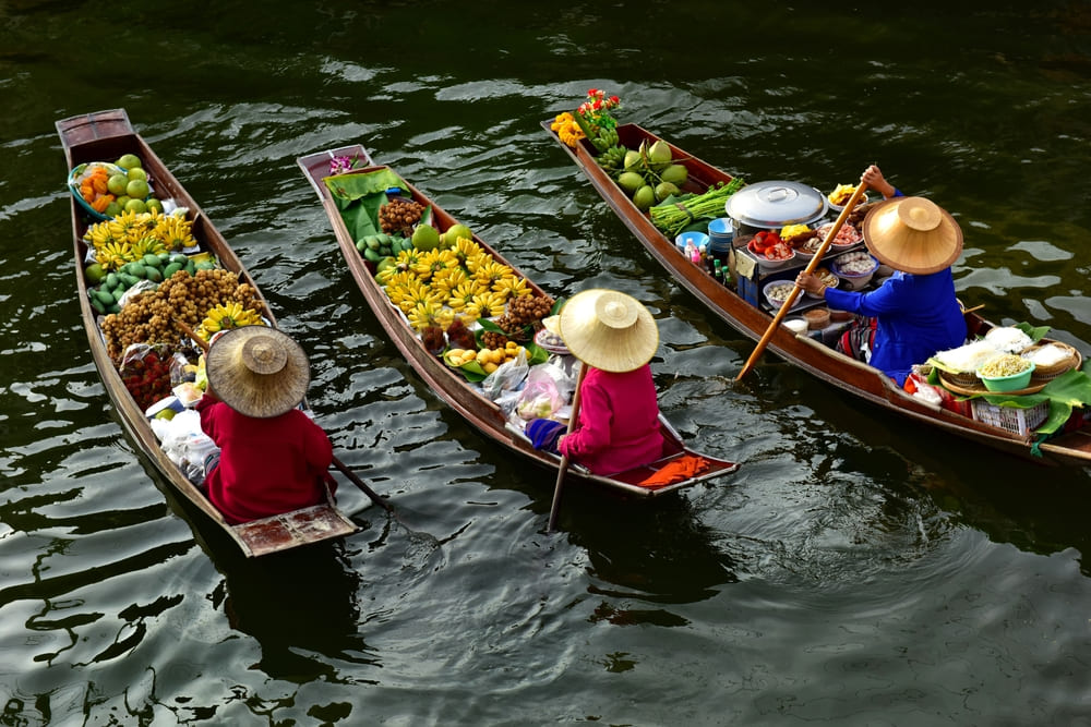 Floating Markets in thailand