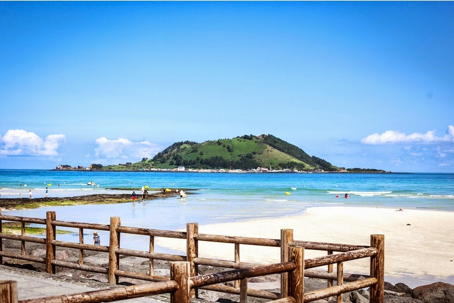 đảo jeju - bãi biển jungmun