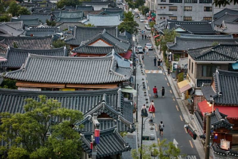 phố cổ jeonju