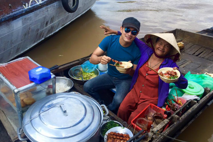 mekong delta floating market