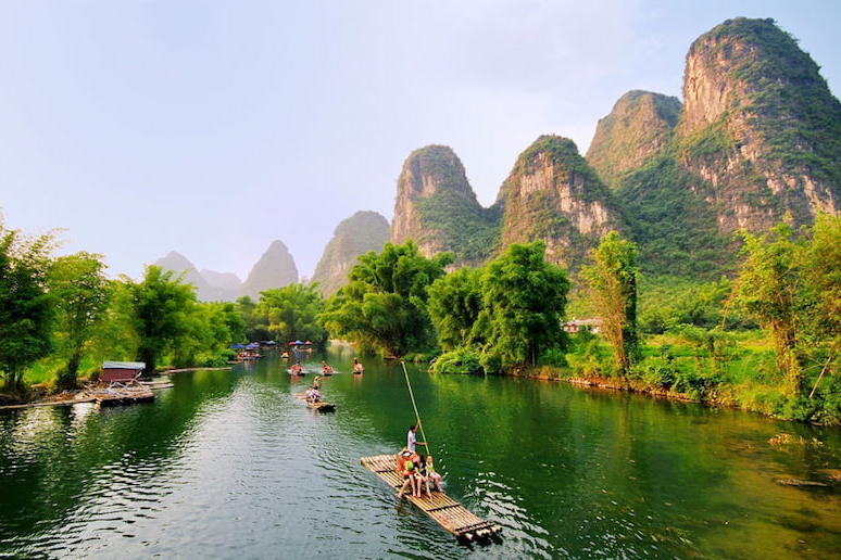 sông li giang tam giang quế lâm