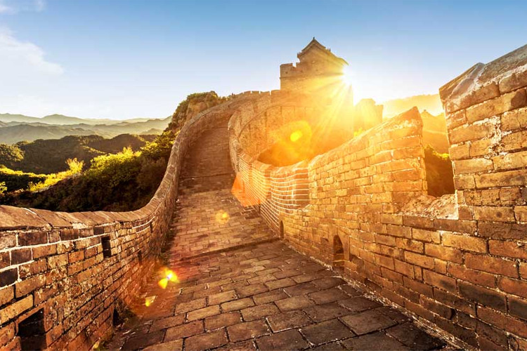 vạn lý trường thành hoàng hôn