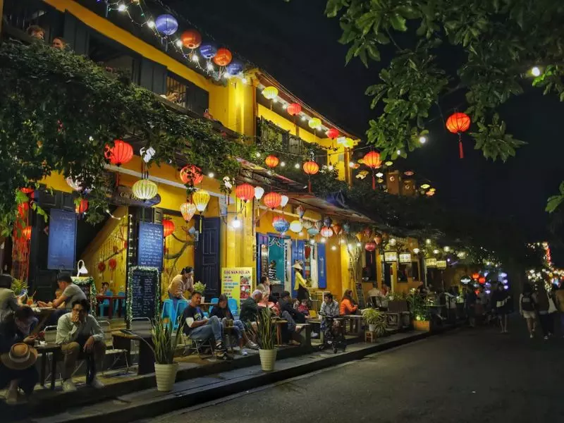Hoi An Night Market Stalls and atmosphere at the Hoi An night market