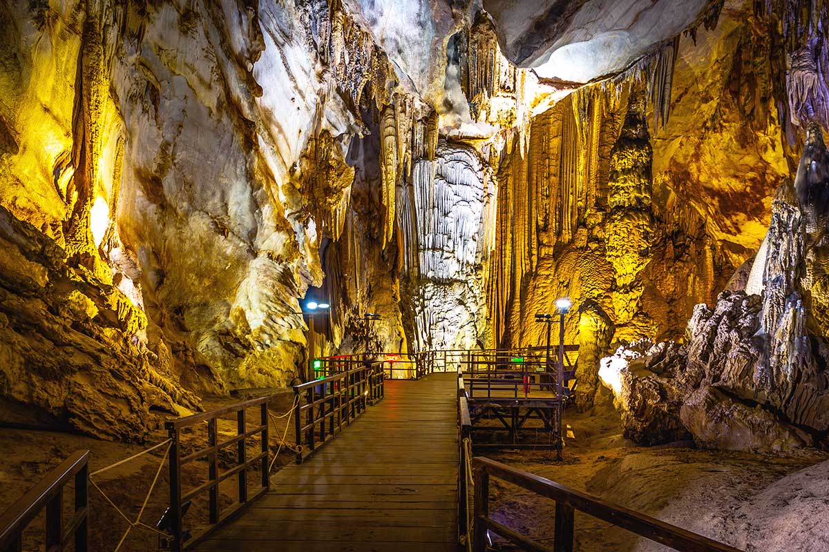 Inside Paradise Cave Phong Nha