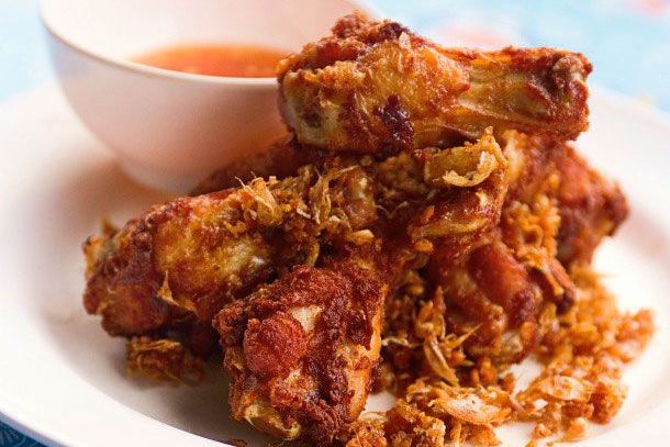 gà rán kiểu thái